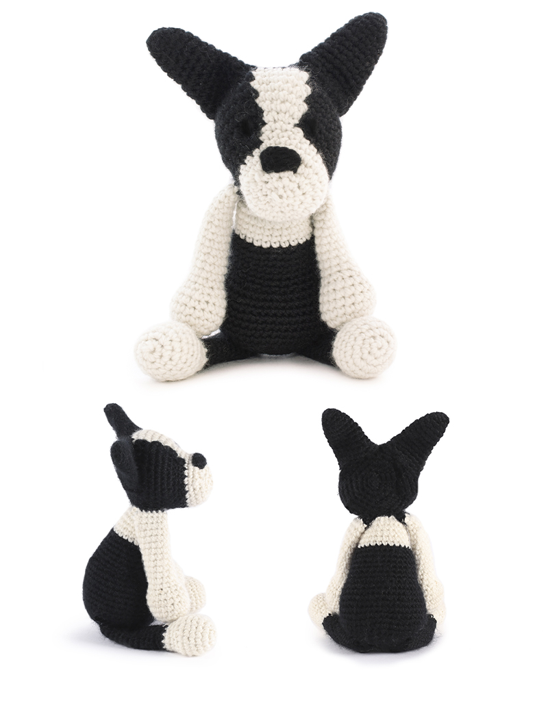 toft barney the boston terrier amigurumi crochet animal